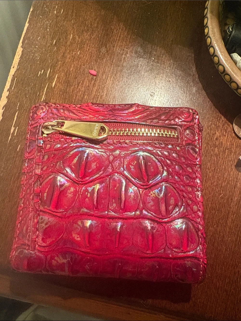 Brahmin compact croc
